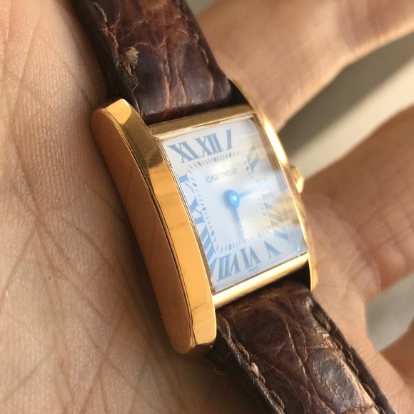 Cartier Tank Francaise 18k Solid Gold Box / Papers main image 7